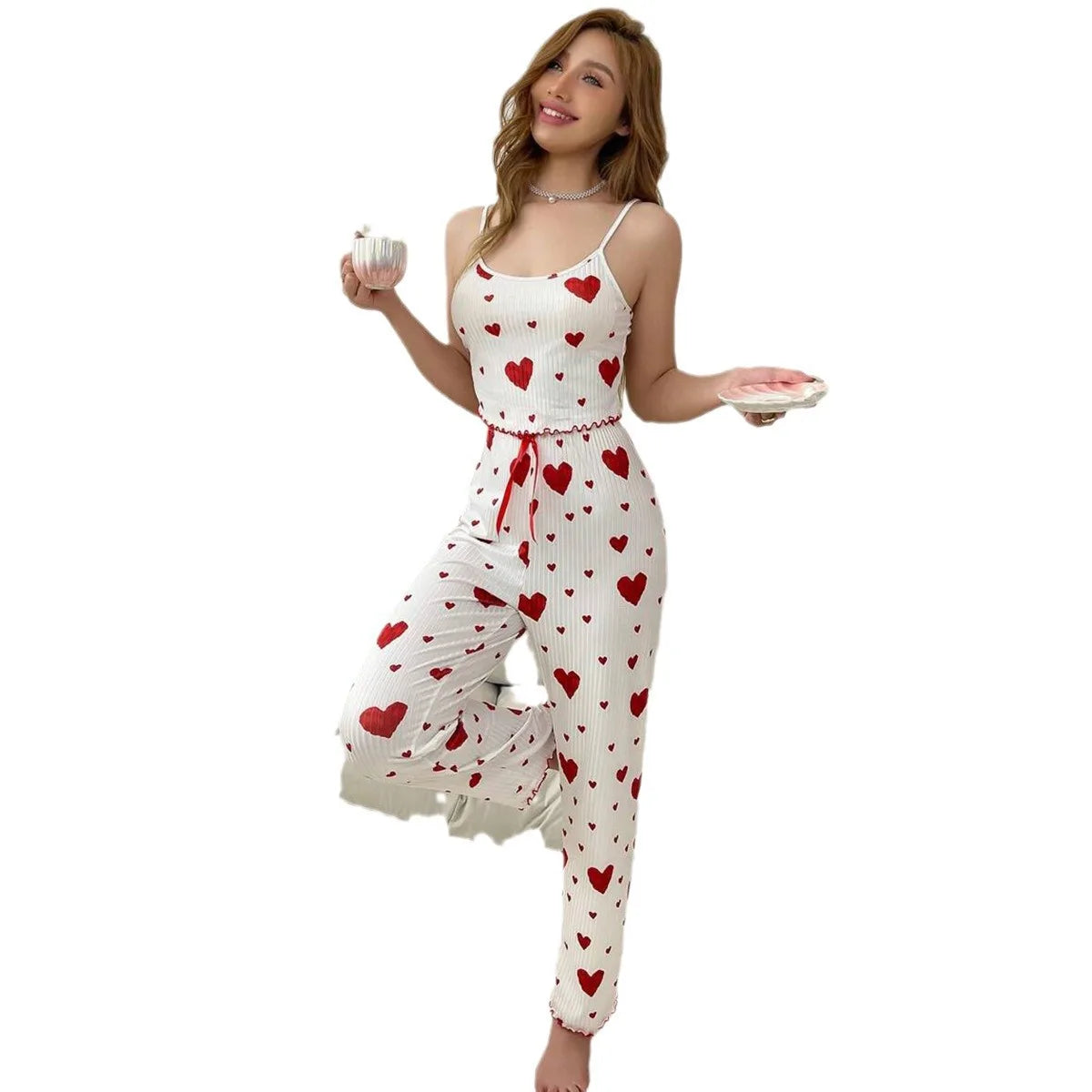 Soft Love Print Nightwear