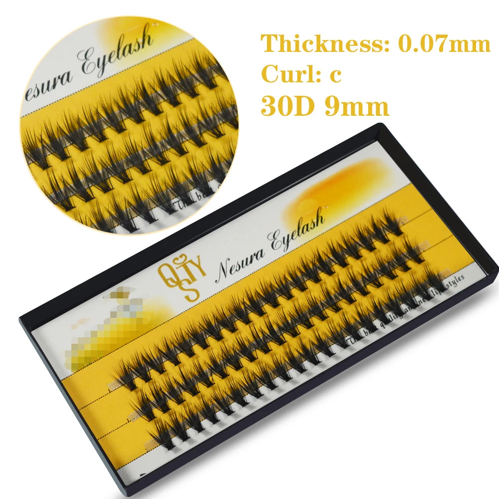 Thick Black Matte Eyelash