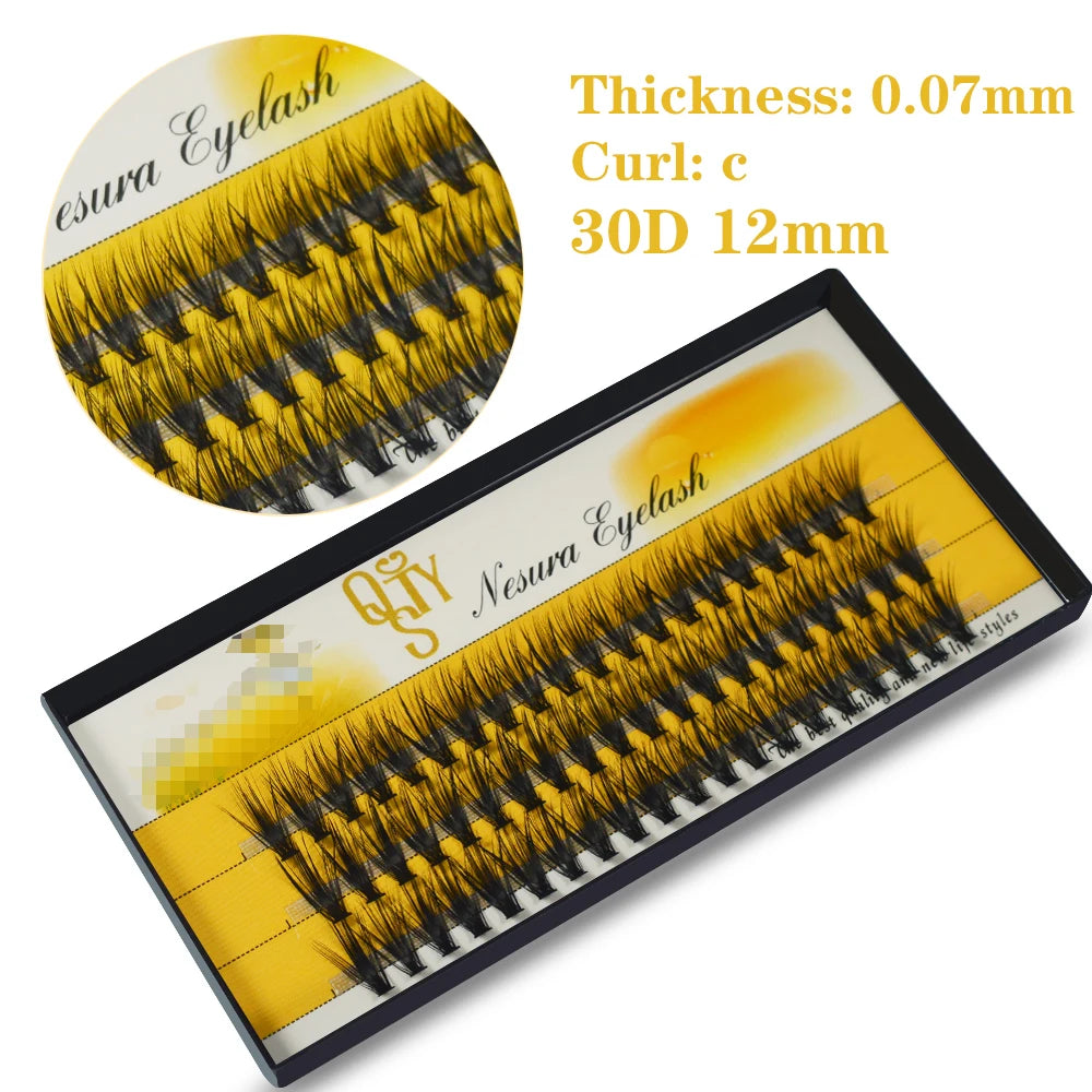 Thick Black Matte Eyelash