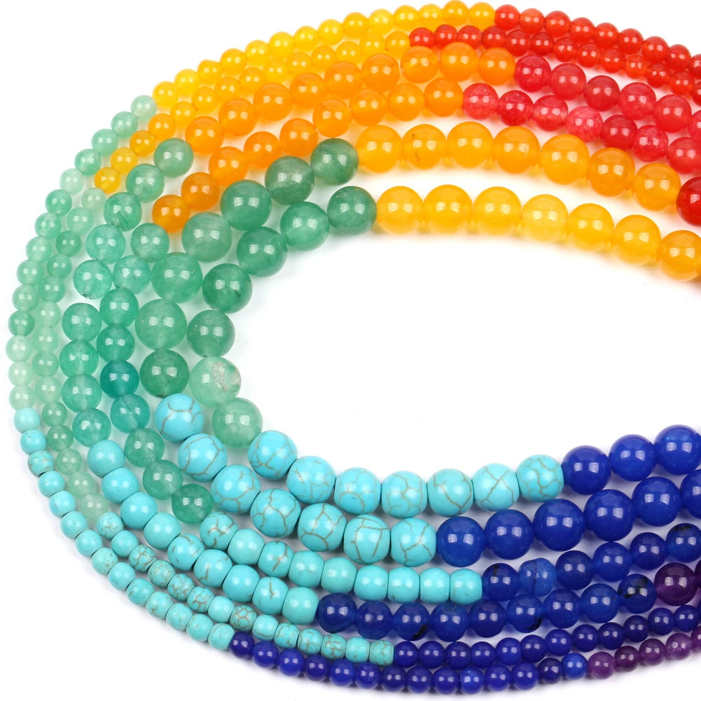 7 Chakras Natural Stone Beads