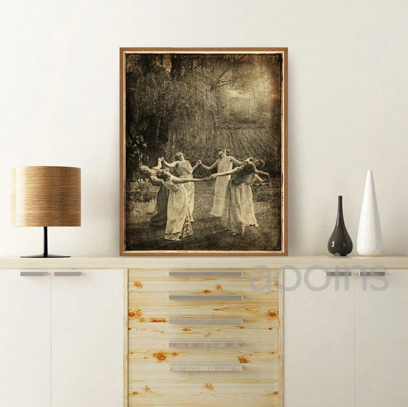 Circle Dance Photo Vintage