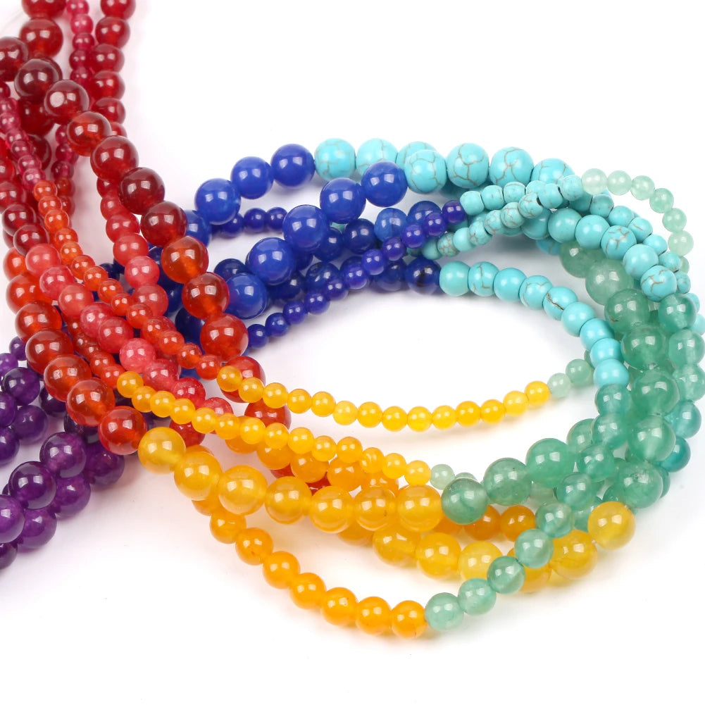 7 Chakras Natural Stone Beads