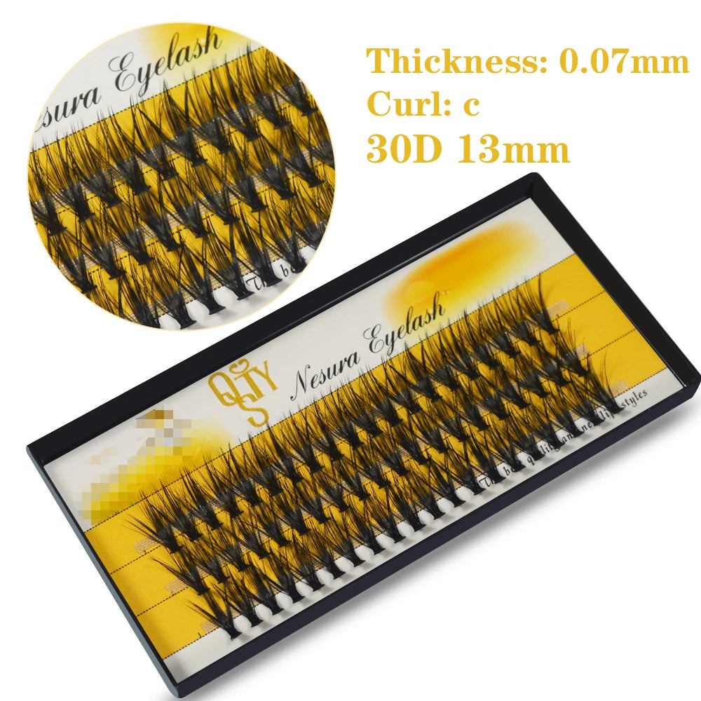 Thick Black Matte Eyelash
