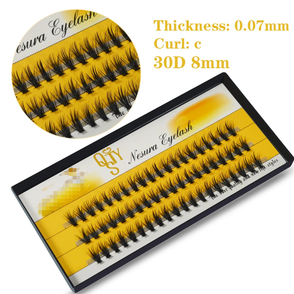 Thick Black Matte Eyelash