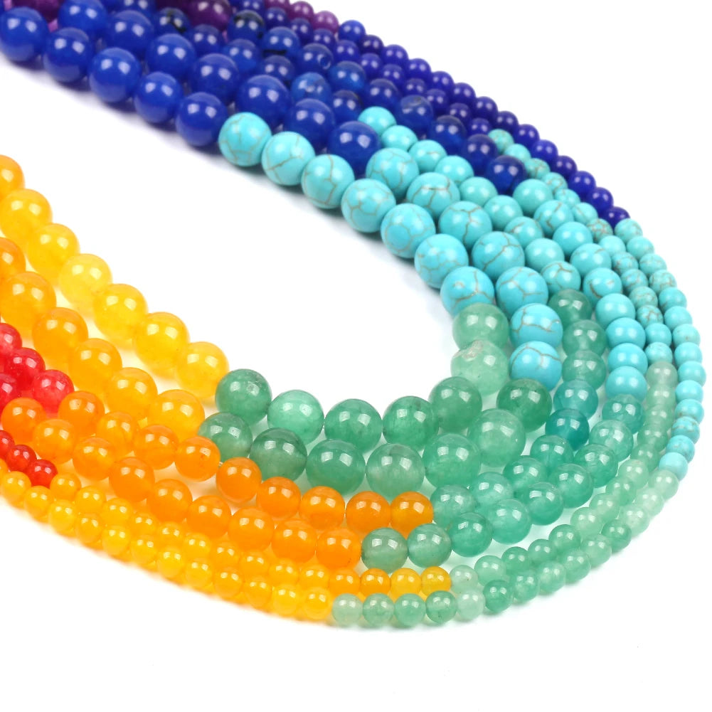 7 Chakras Natural Stone Beads