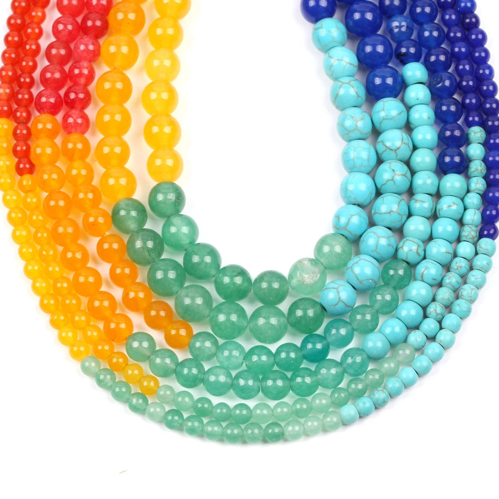 7 Chakras Natural Stone Beads