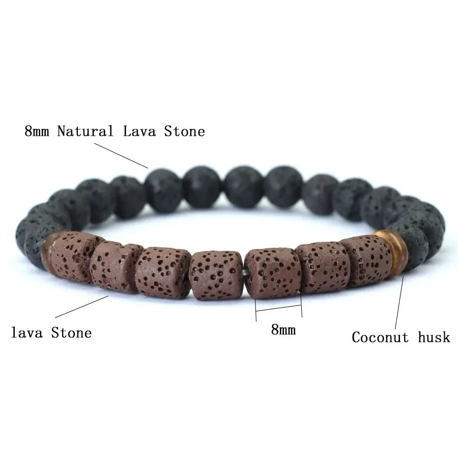 Genuine Volcanic Stone Bracelet