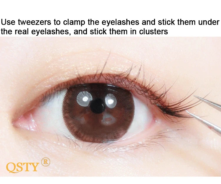 Thick Black Matte Eyelash