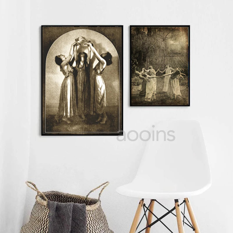 Circle Dance Photo Vintage
